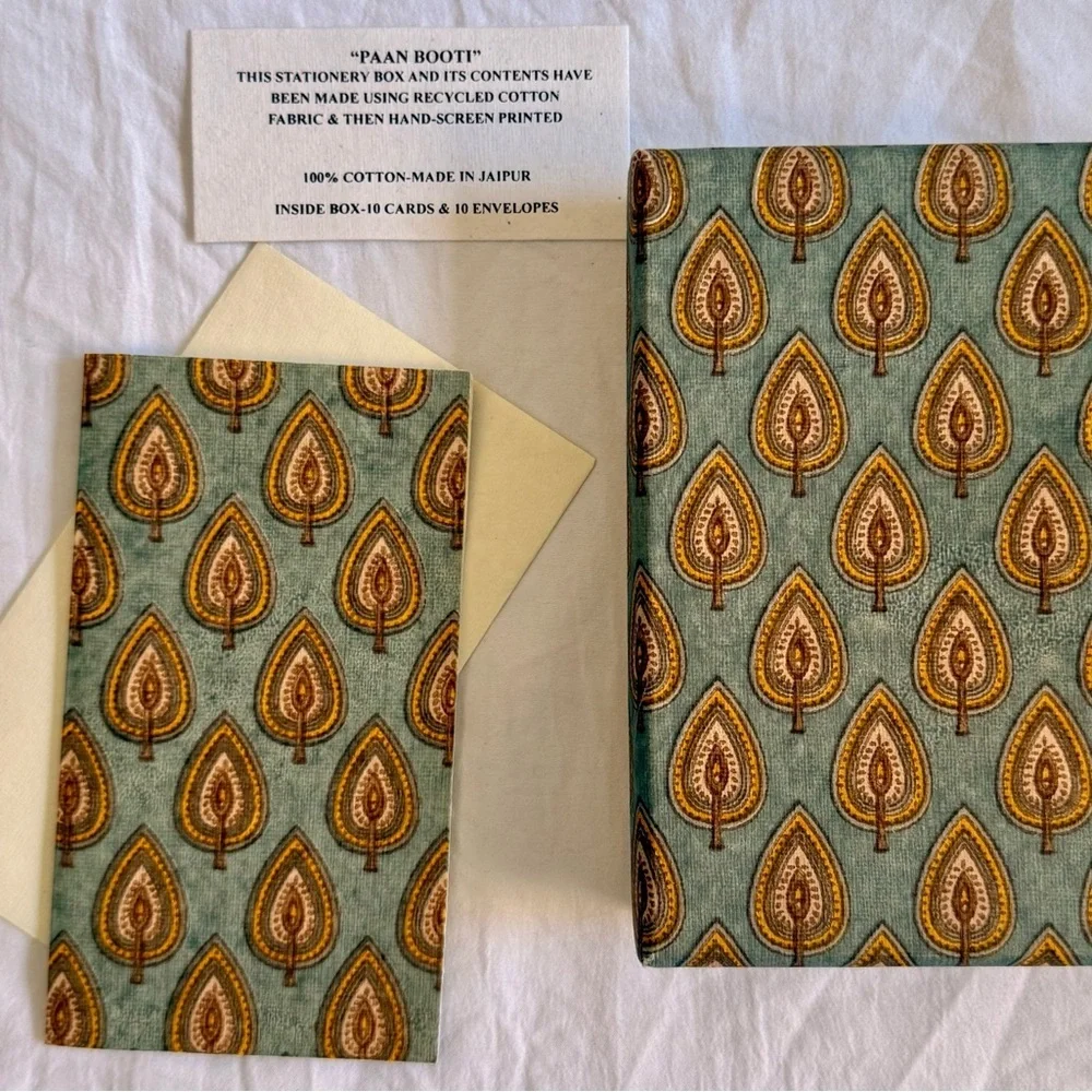 Handmade Cotton Stationery Set